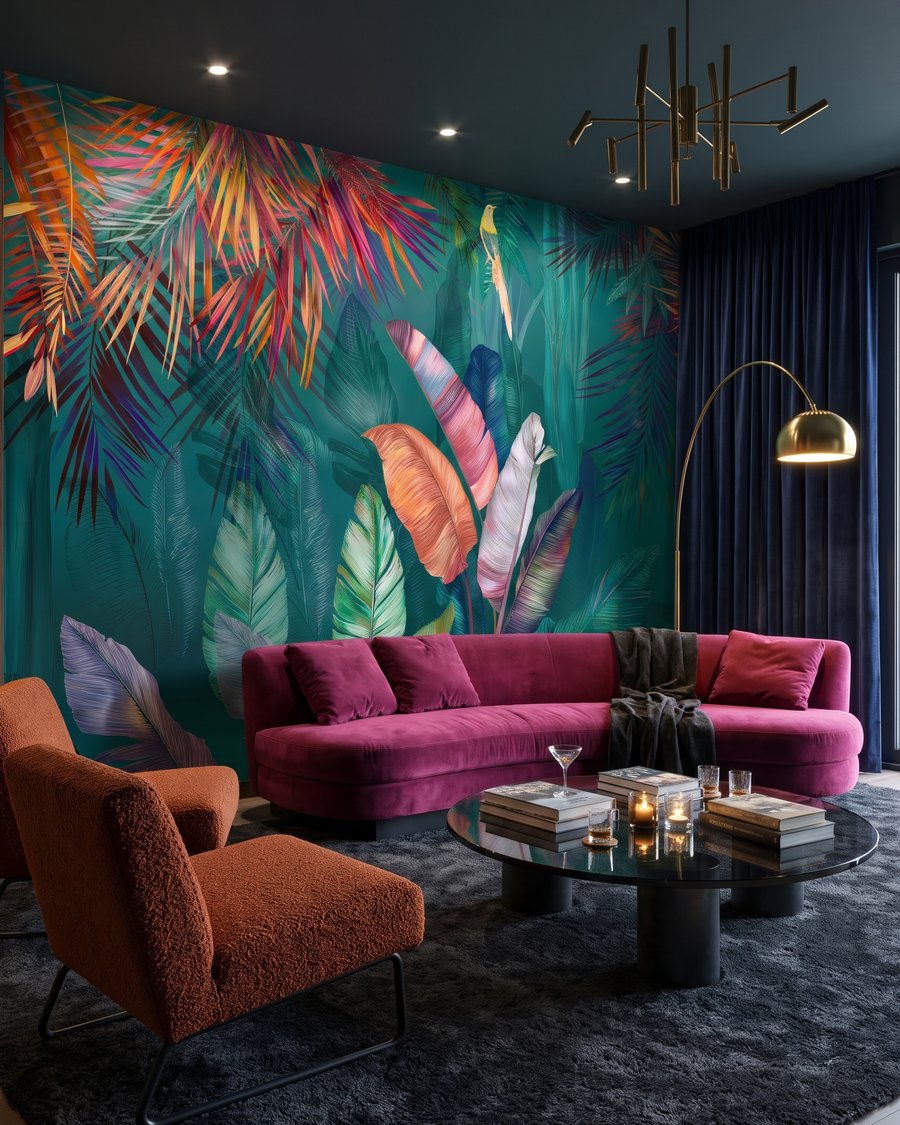 Tropical Kaleidoscope in an interior