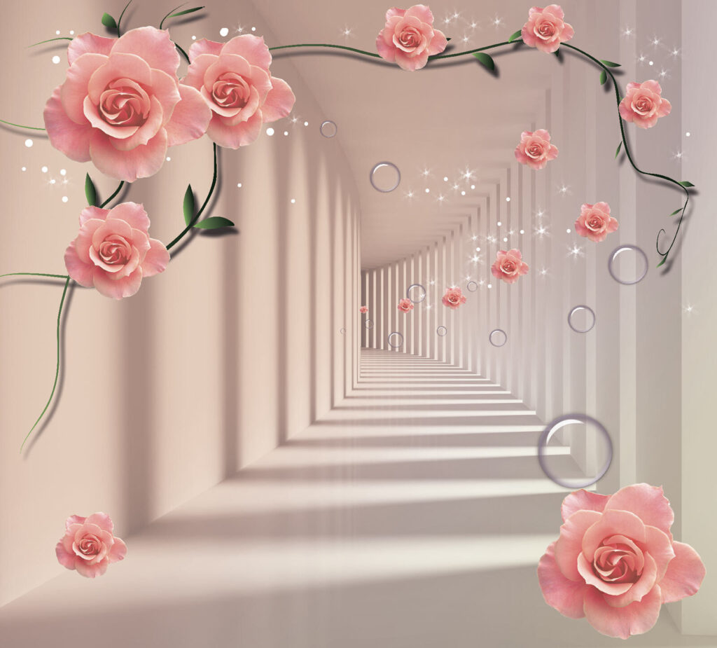 Roses Through Doorways — full design