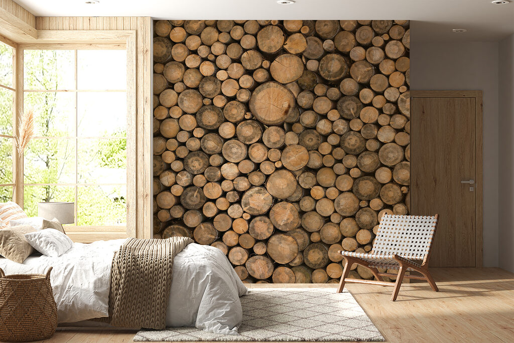 Round log slices — interior 6