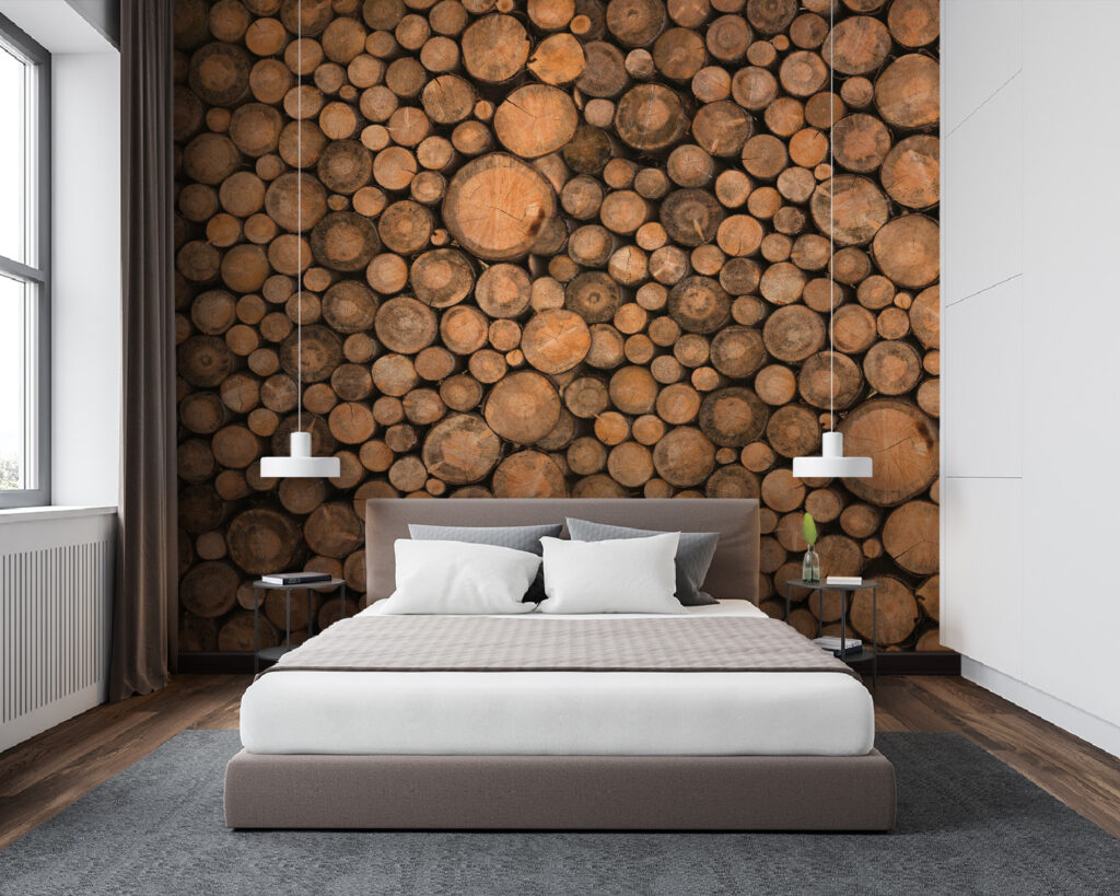 Round log slices — interior 2