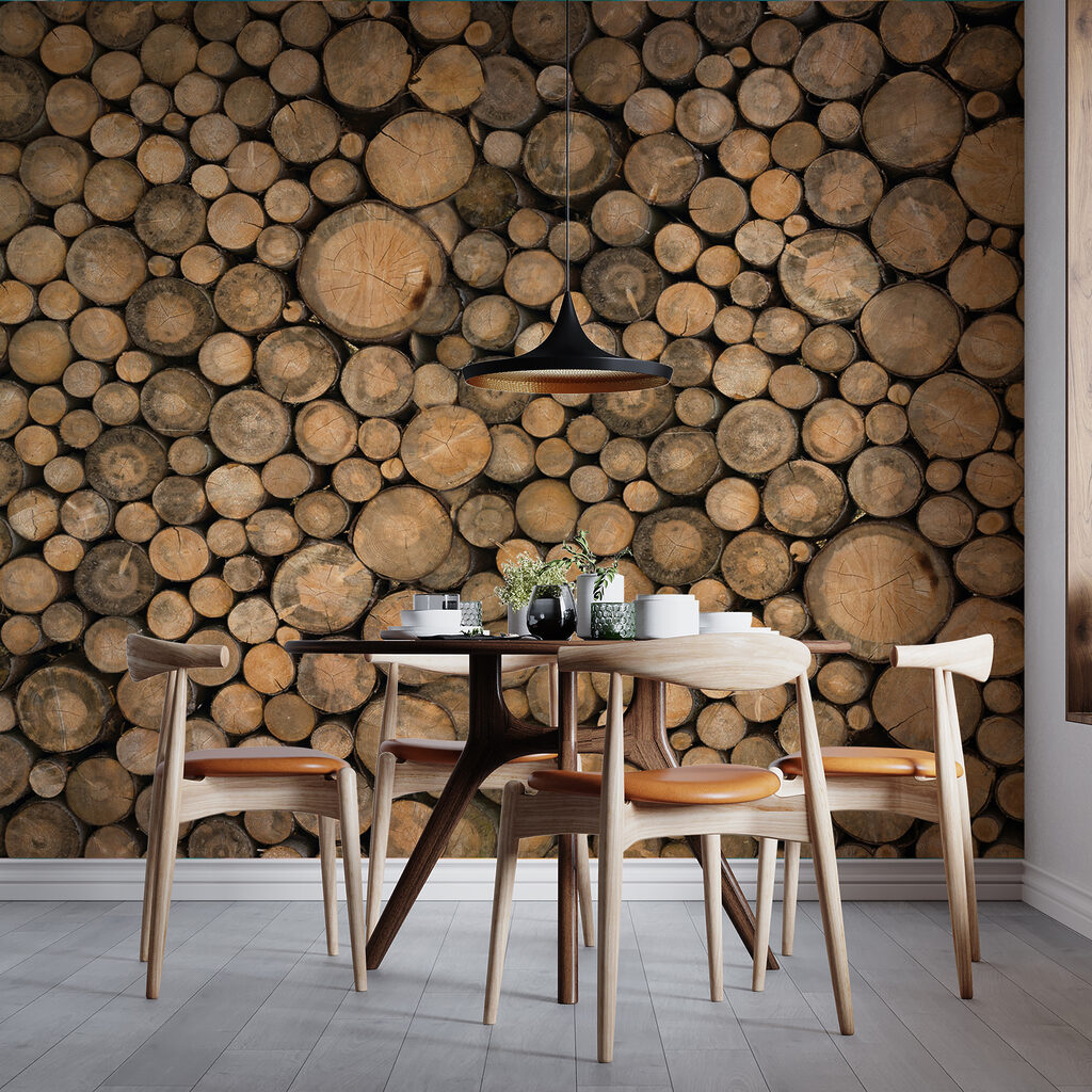 Round log slices — interior 7