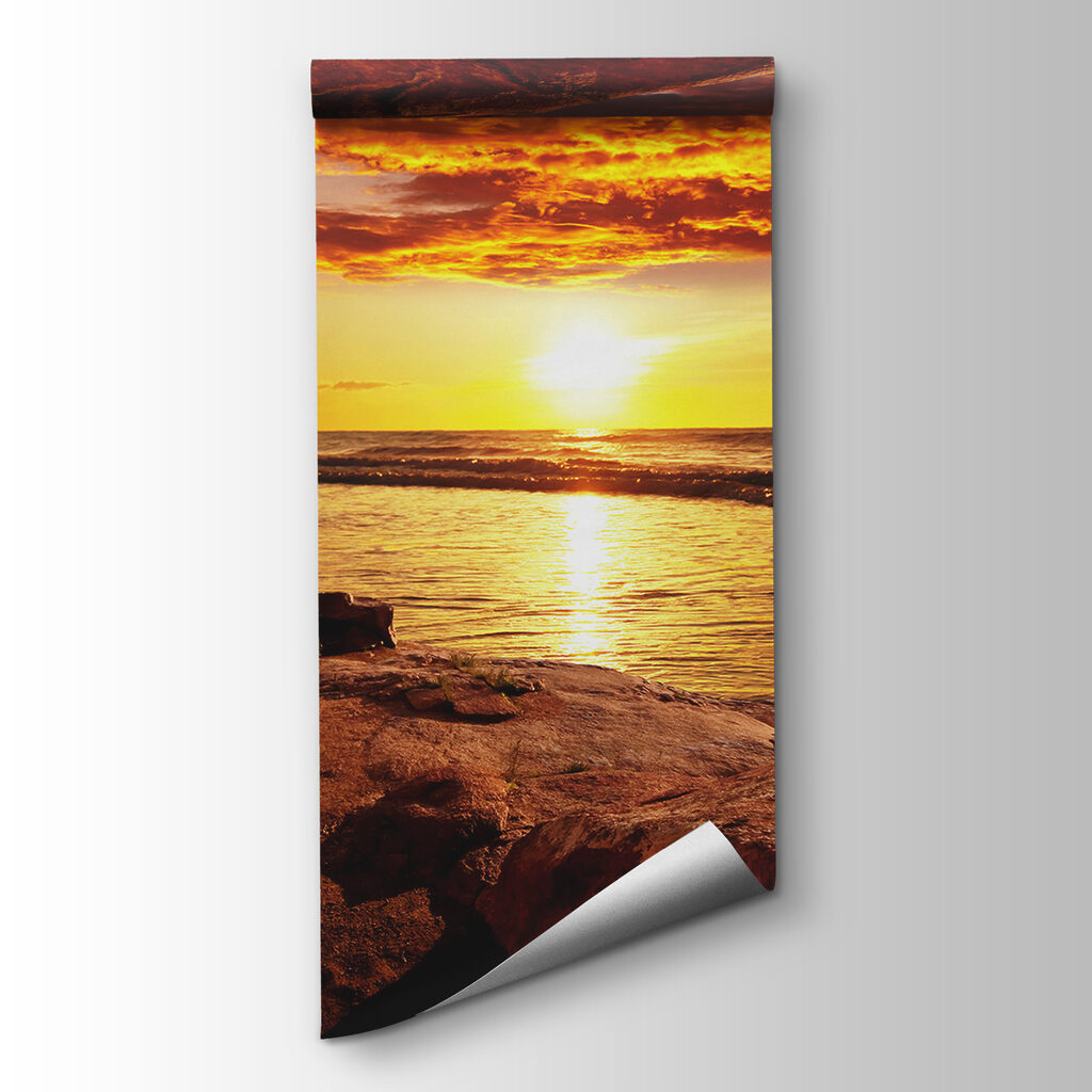 Sunset through a cave — product view