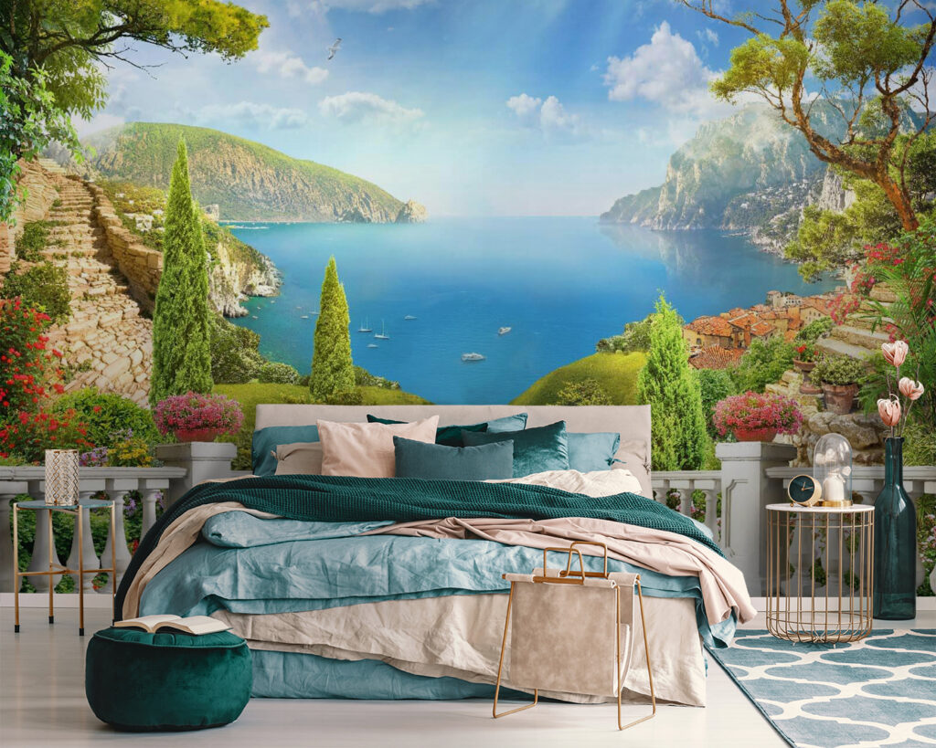 Terrace by the Sea in an interior