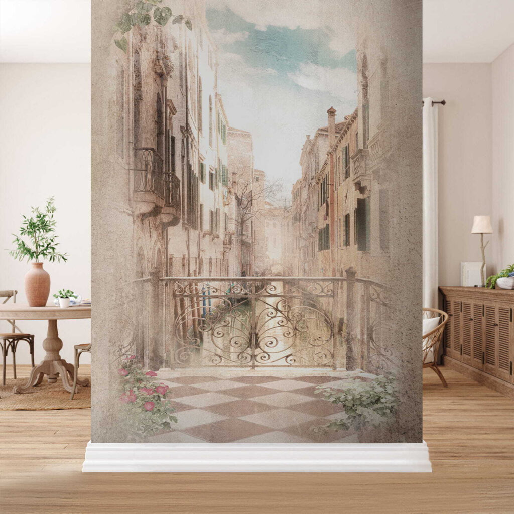 City balcony in watercolour — interior 3