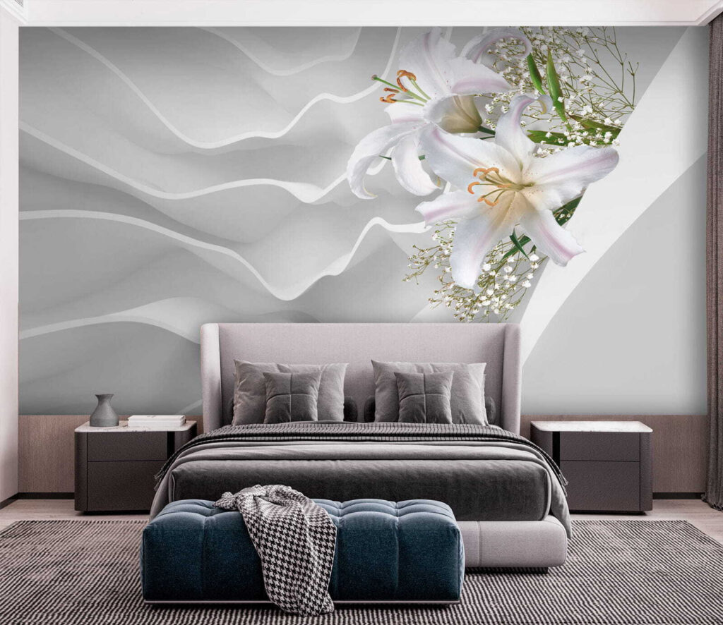 Lilies in Flow in an interior
