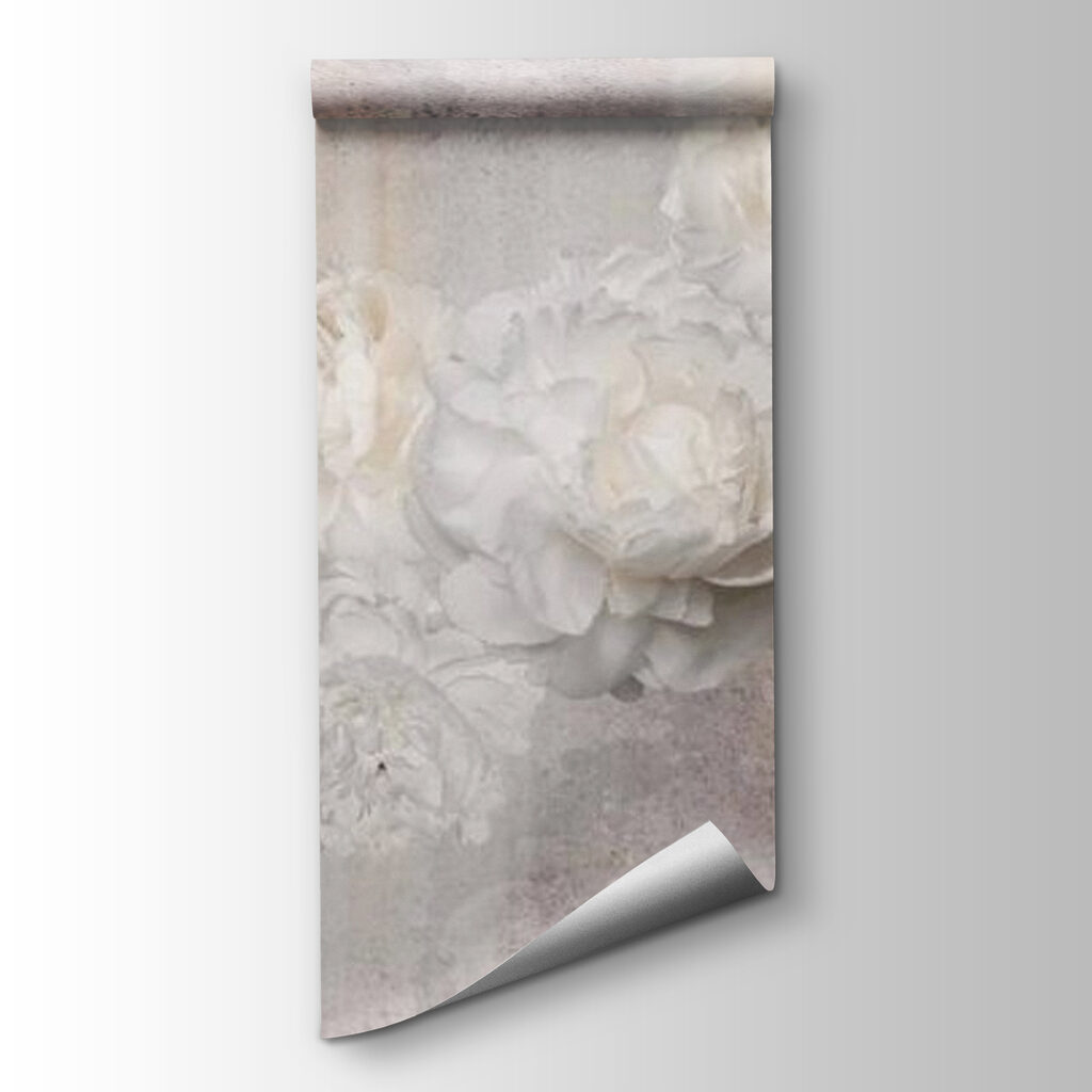 Pale roses on grey — product view