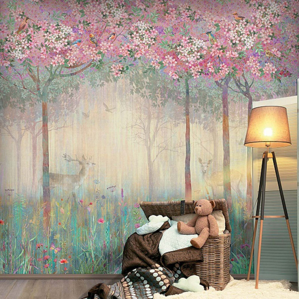 Blossom Woodland in an interior