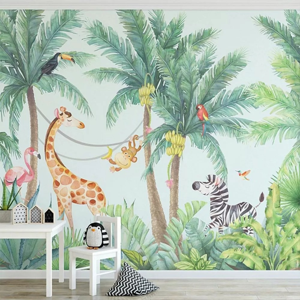 Jungle Playmates in an interior