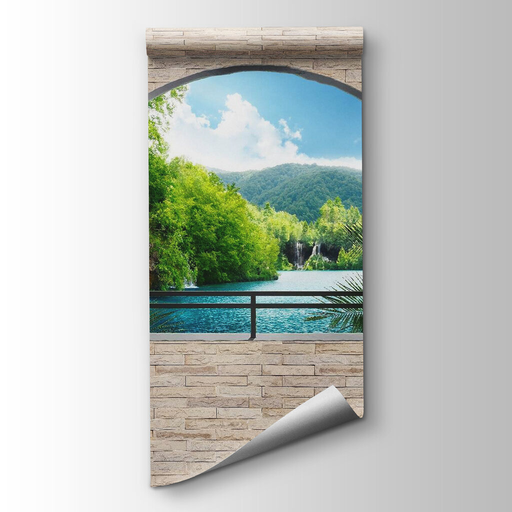 River behind an arch — product view