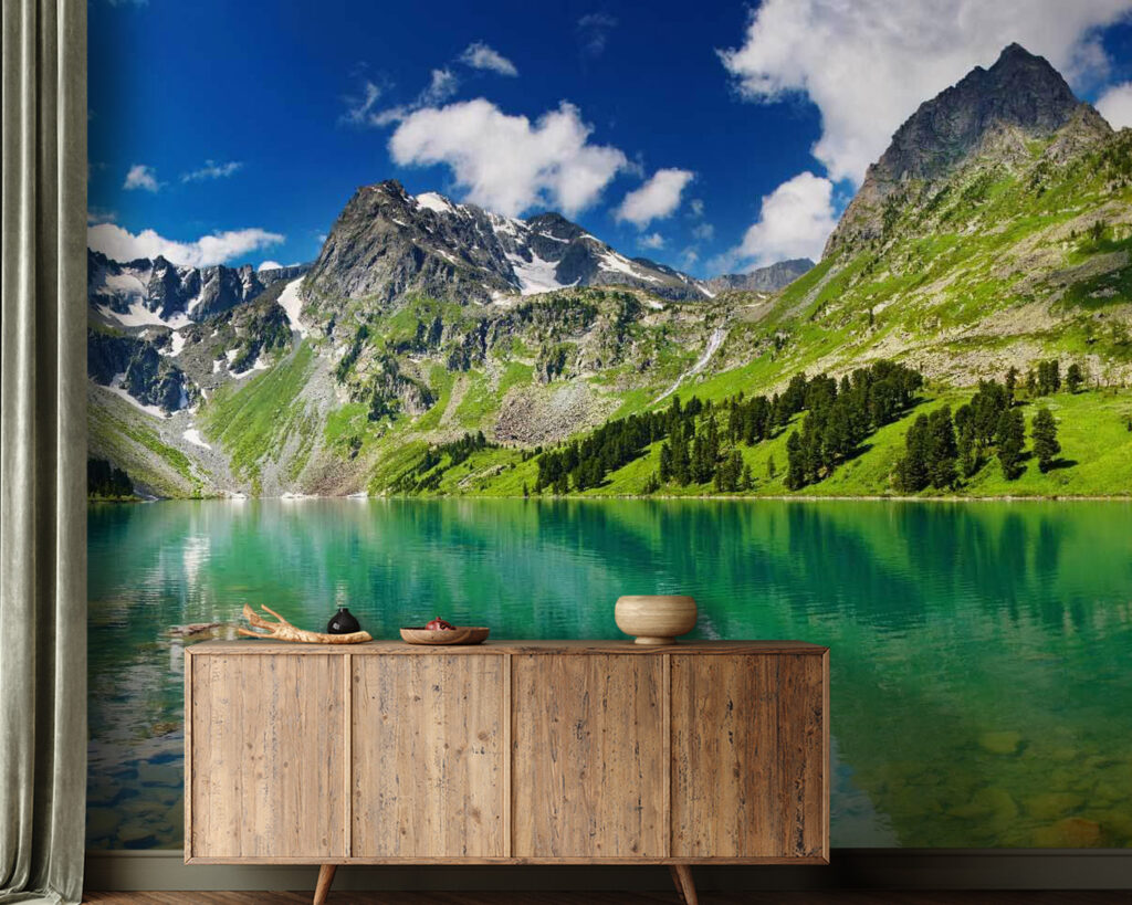 Alpine Lake in an interior