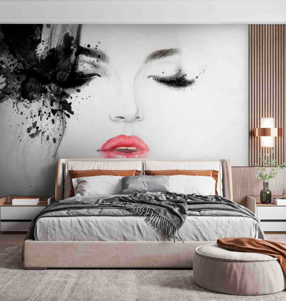 Pink lips and inkspots — interior 1