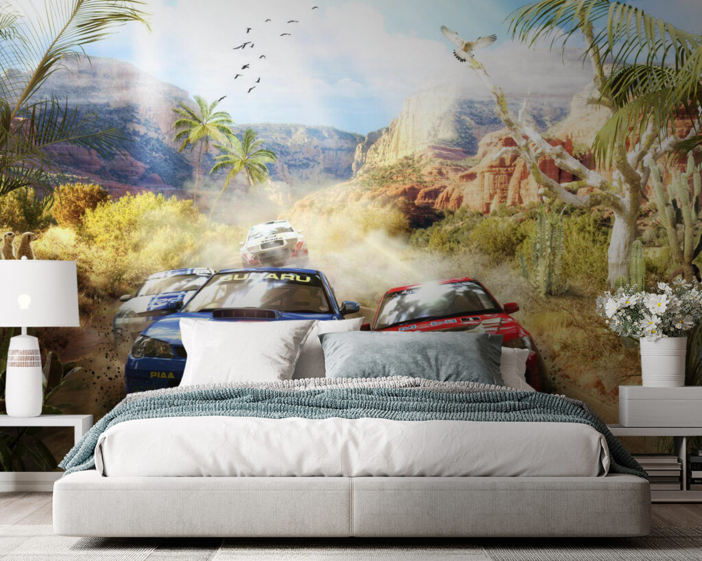 Rally cars racing — interior 2