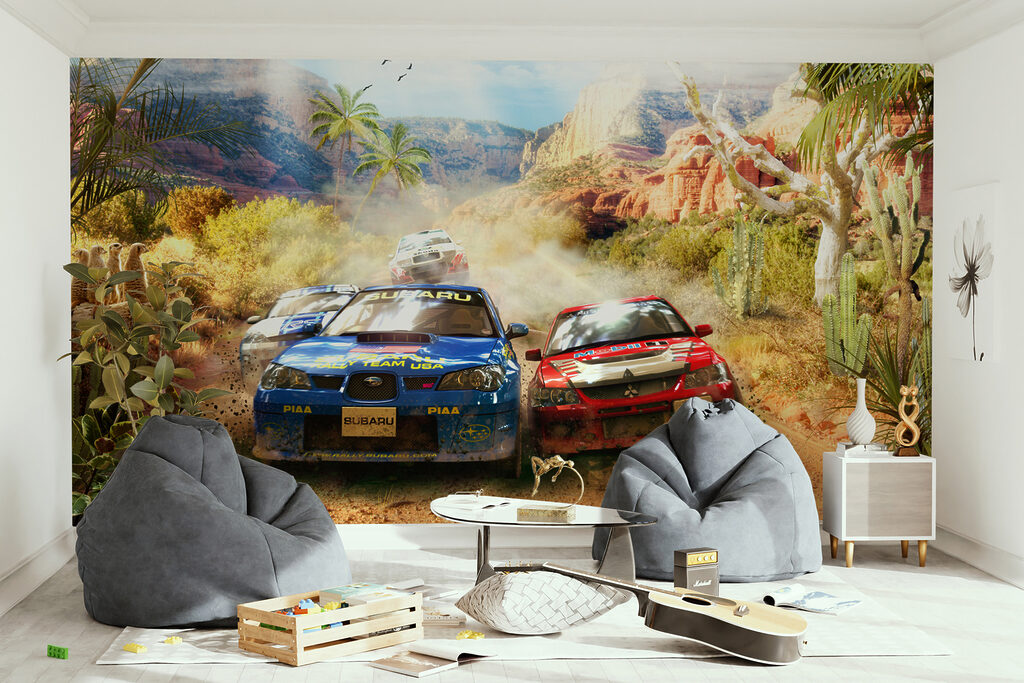 Rally cars racing — interior 5