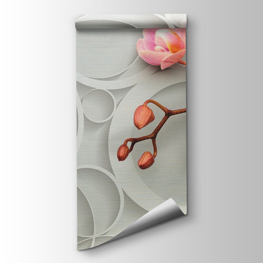 Pink orchids and circles — product view