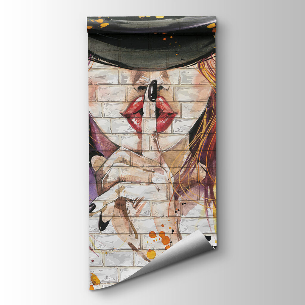 Finger to painted lips — product view