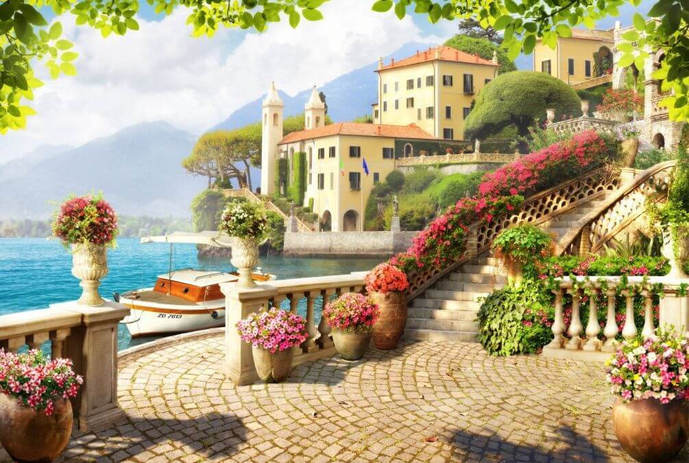Seaside flower terrace — full design