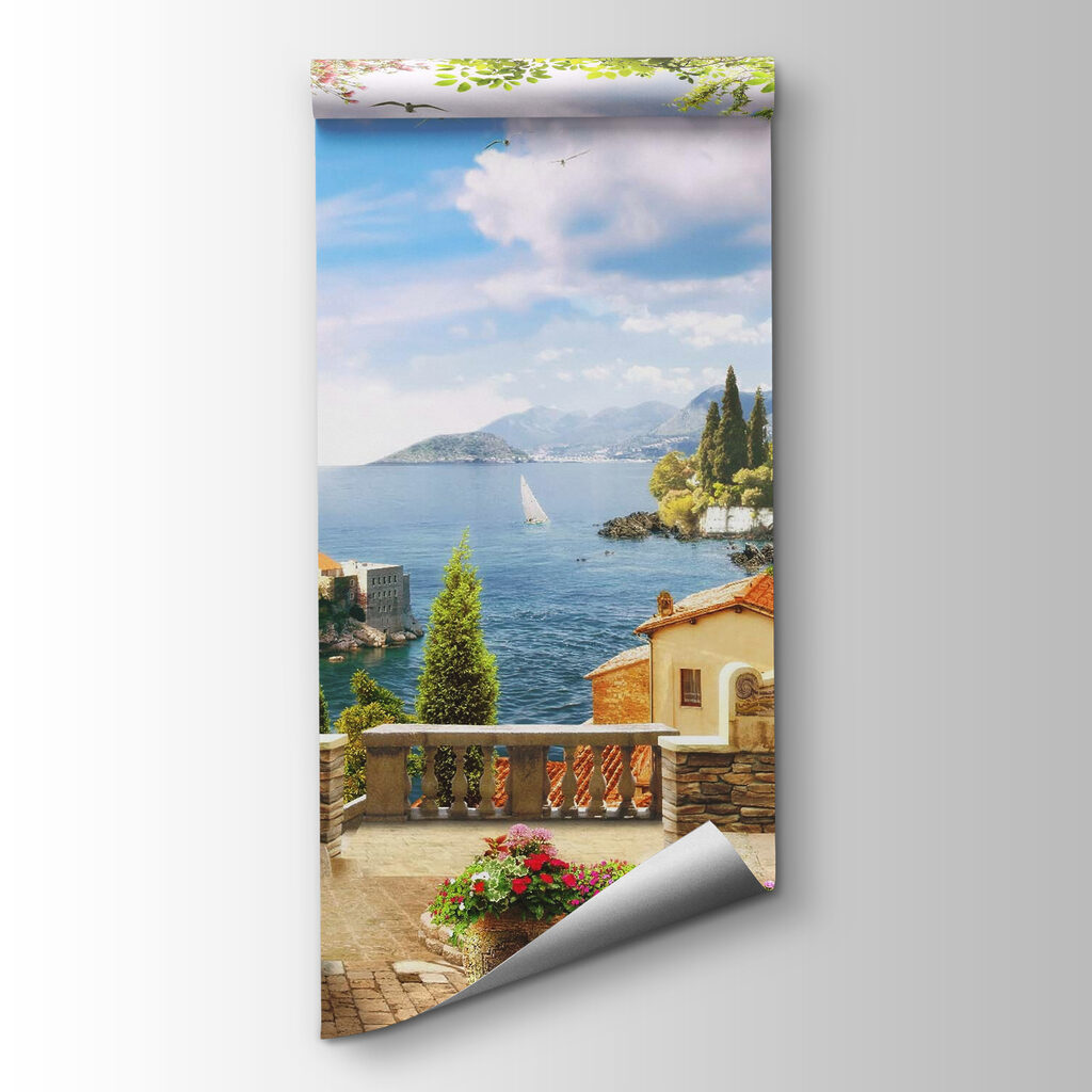 Coastal tower and sea — product view