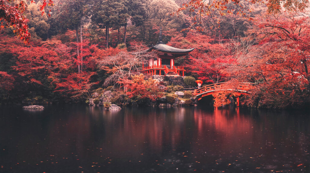 Autumn Garden Bridge — full design