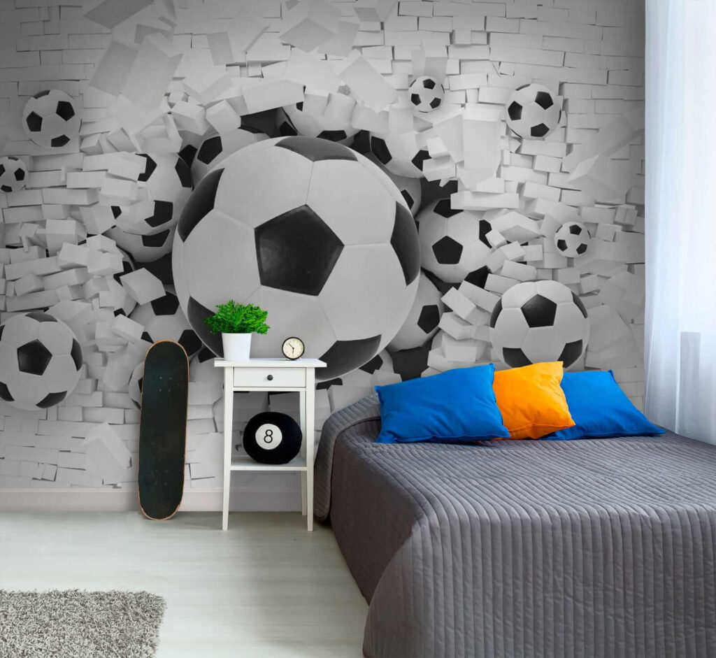 Football Through the Wall — interior 2