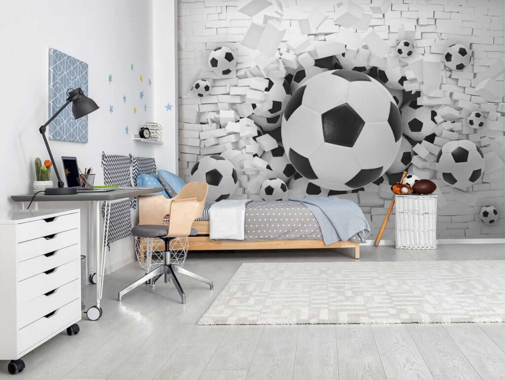 Football Through the Wall — interior 8