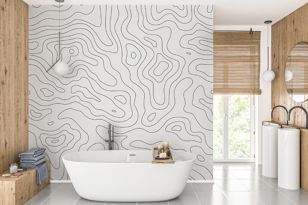 Wandering Contours in an interior