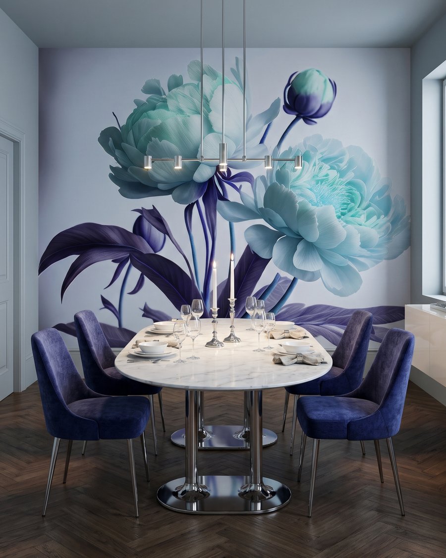 Peony Portrait in an interior
