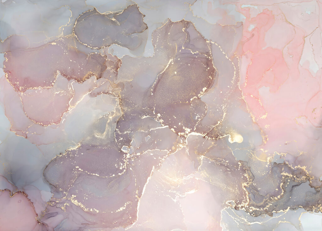 Pink fields, light veins — full design
