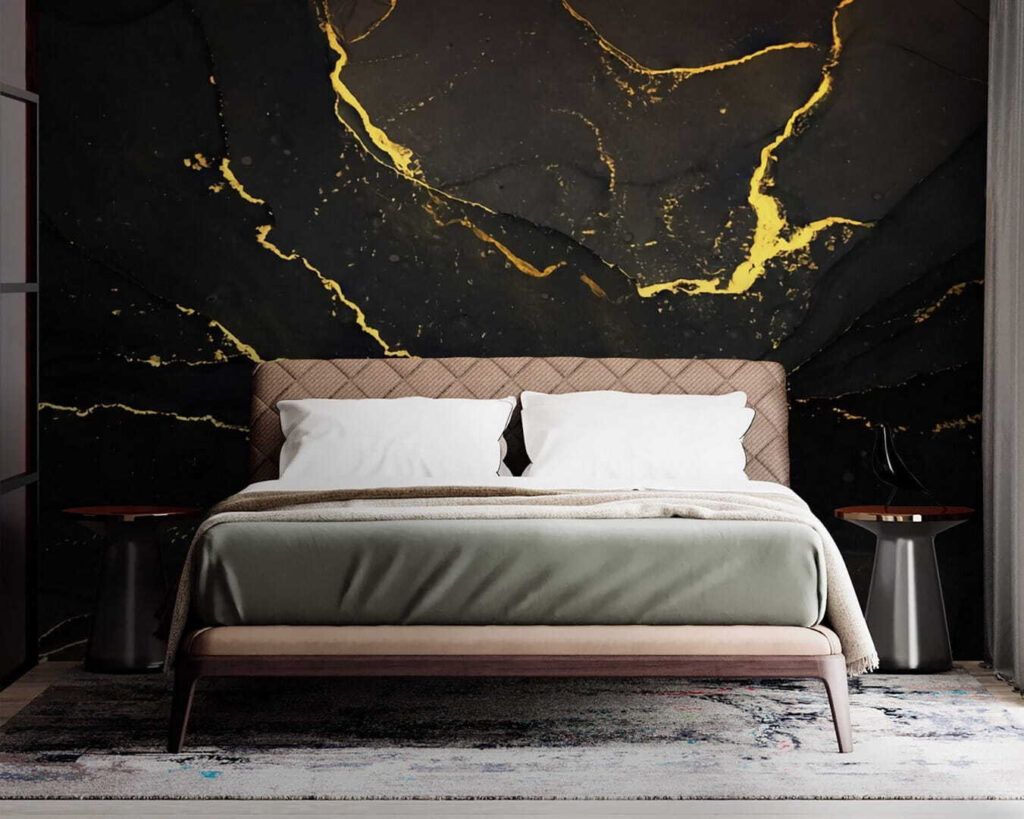 Dark Stone Goldleaf in an interior