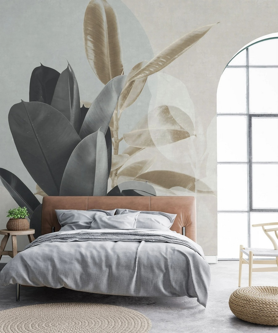 Leaves before a circle — interior 2