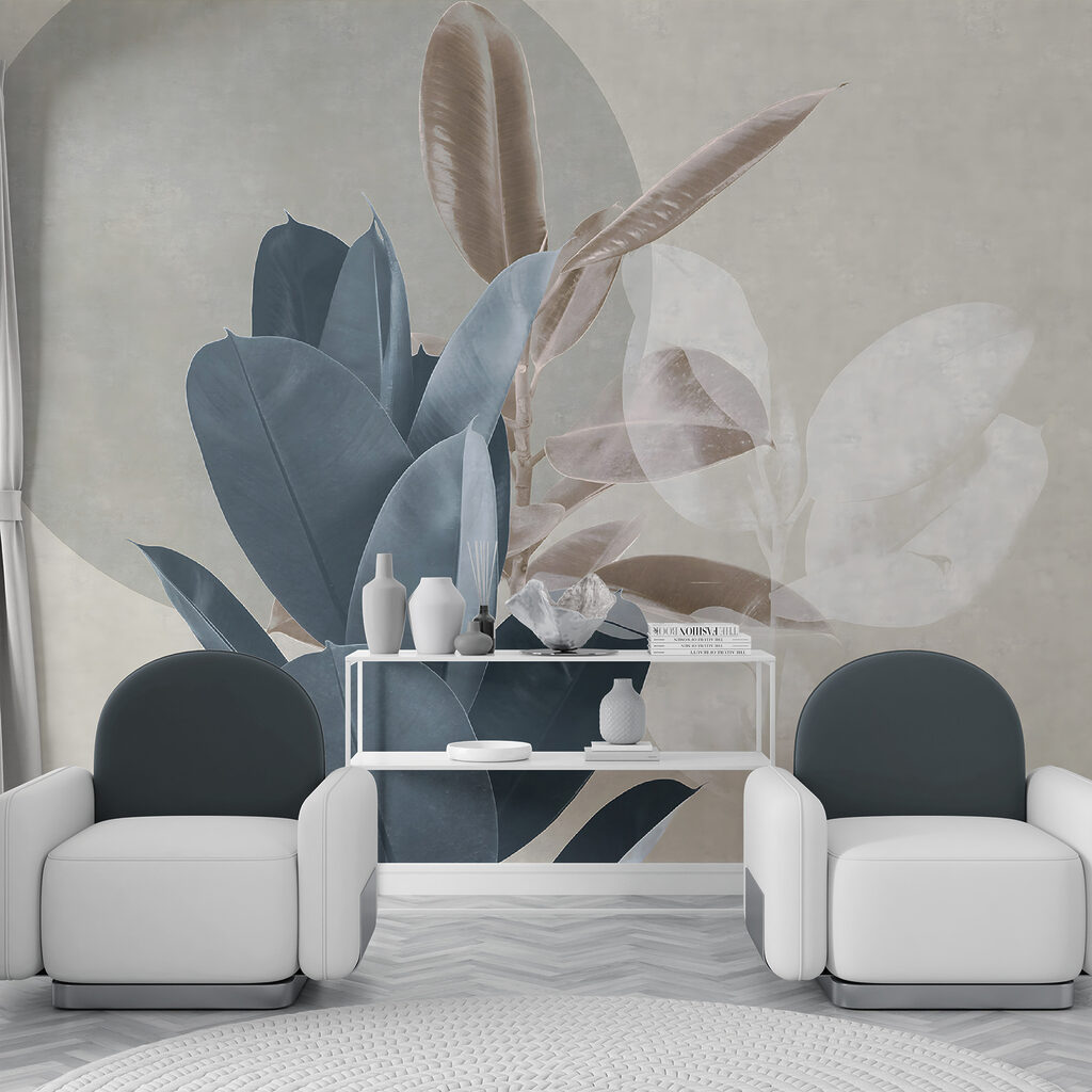 Leaves before a circle — interior 6