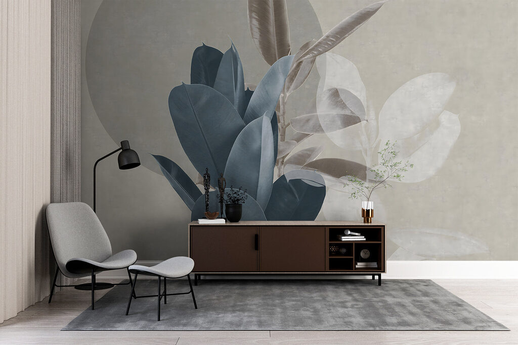 Leaves before a circle — interior 5