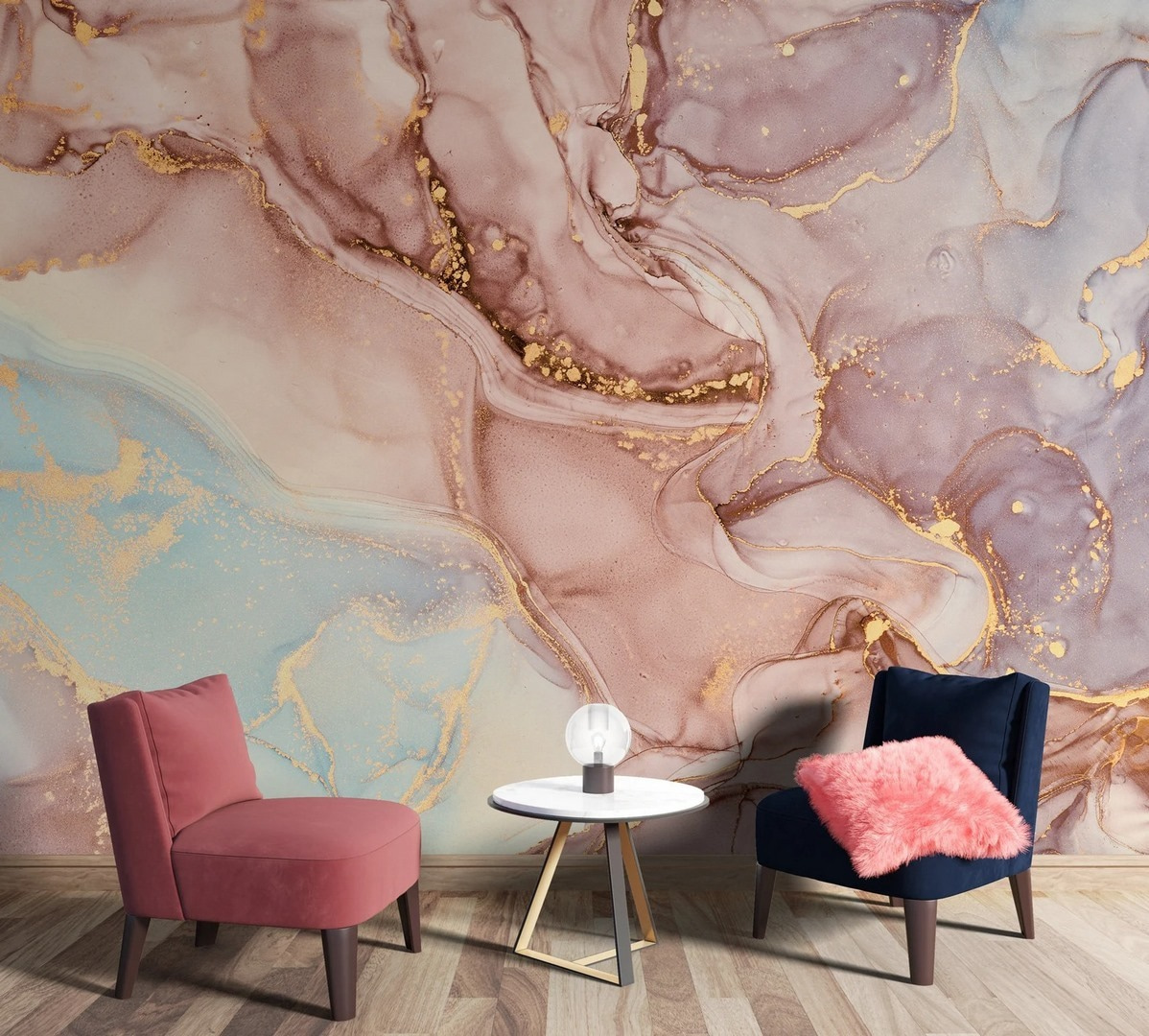 Pastel Mineral Flow — interior 3