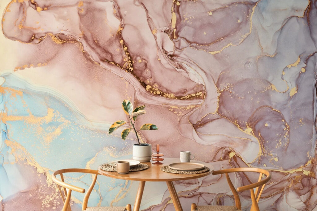 Pastel Mineral Flow — interior 1