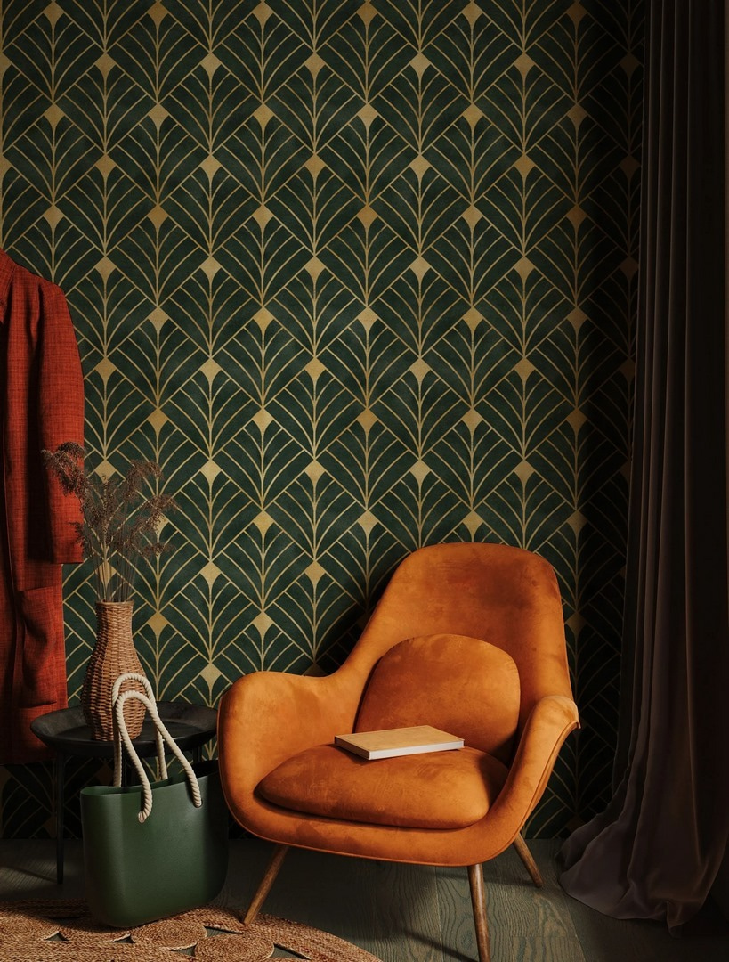 Deco Lattice in an interior