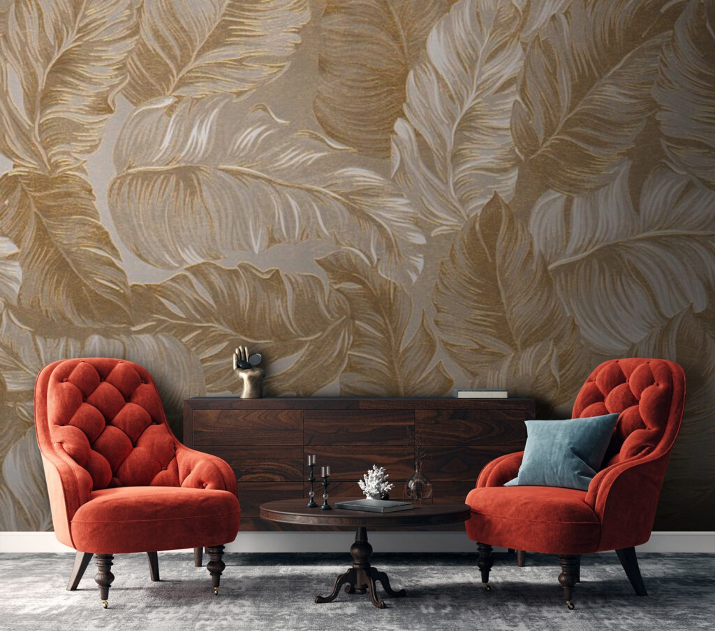 Tropical Leaf Weave — interior 3