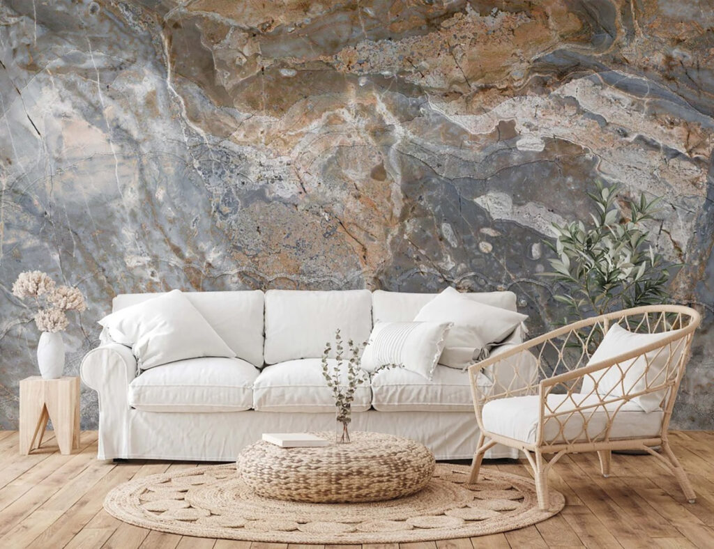 Sandy grey stone layers — interior 2