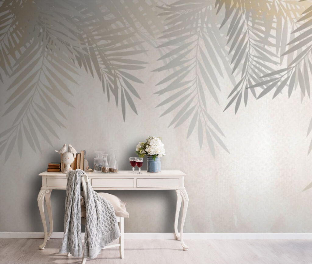 Pale palm fronds — interior 1