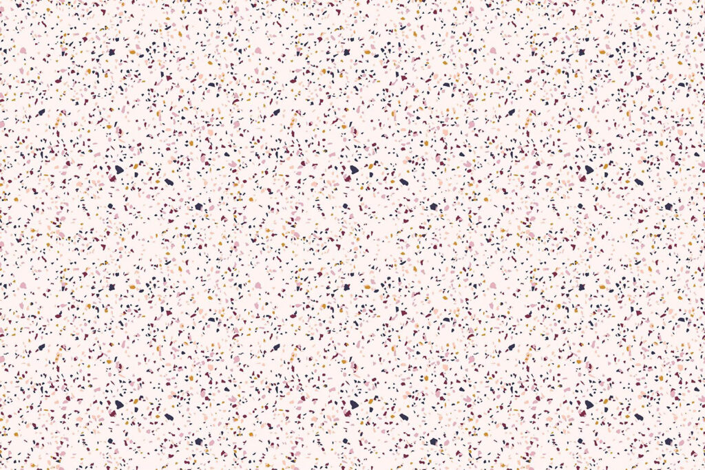 Speckles in pastel tones — full design