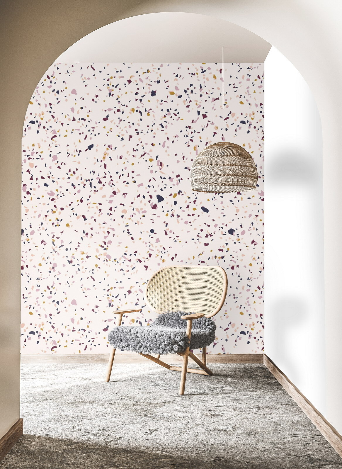 Speckles in pastel tones — interior 2
