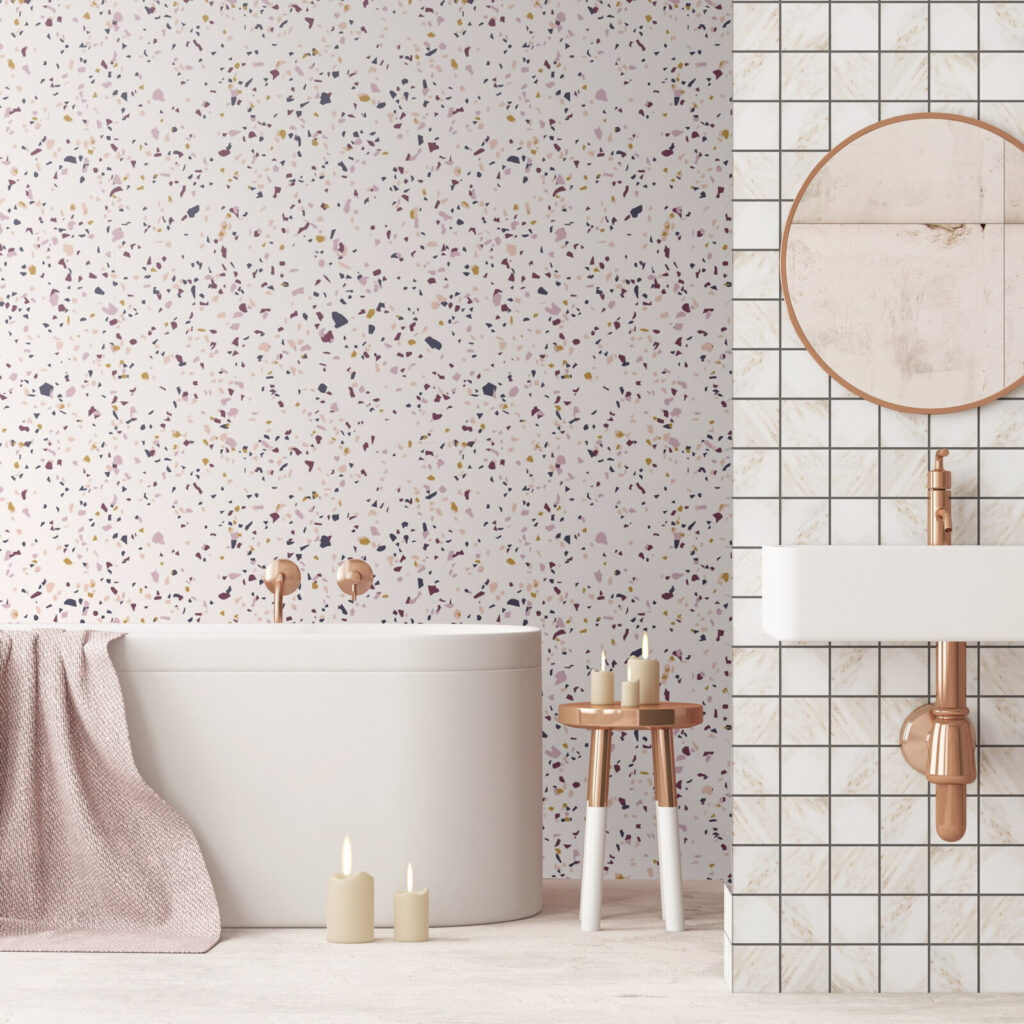 Speckles in pastel tones — interior 1