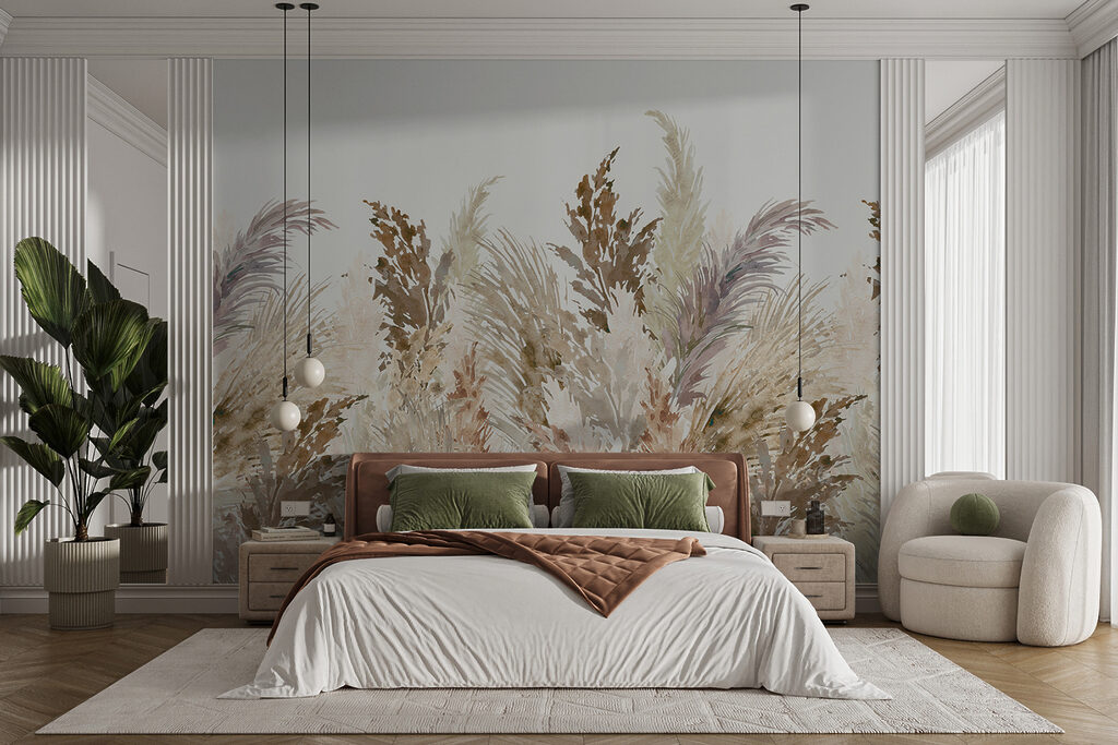 Plume grass, earth tones — interior 5
