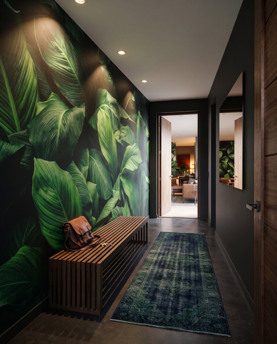 Deep Leaf Garden in an interior