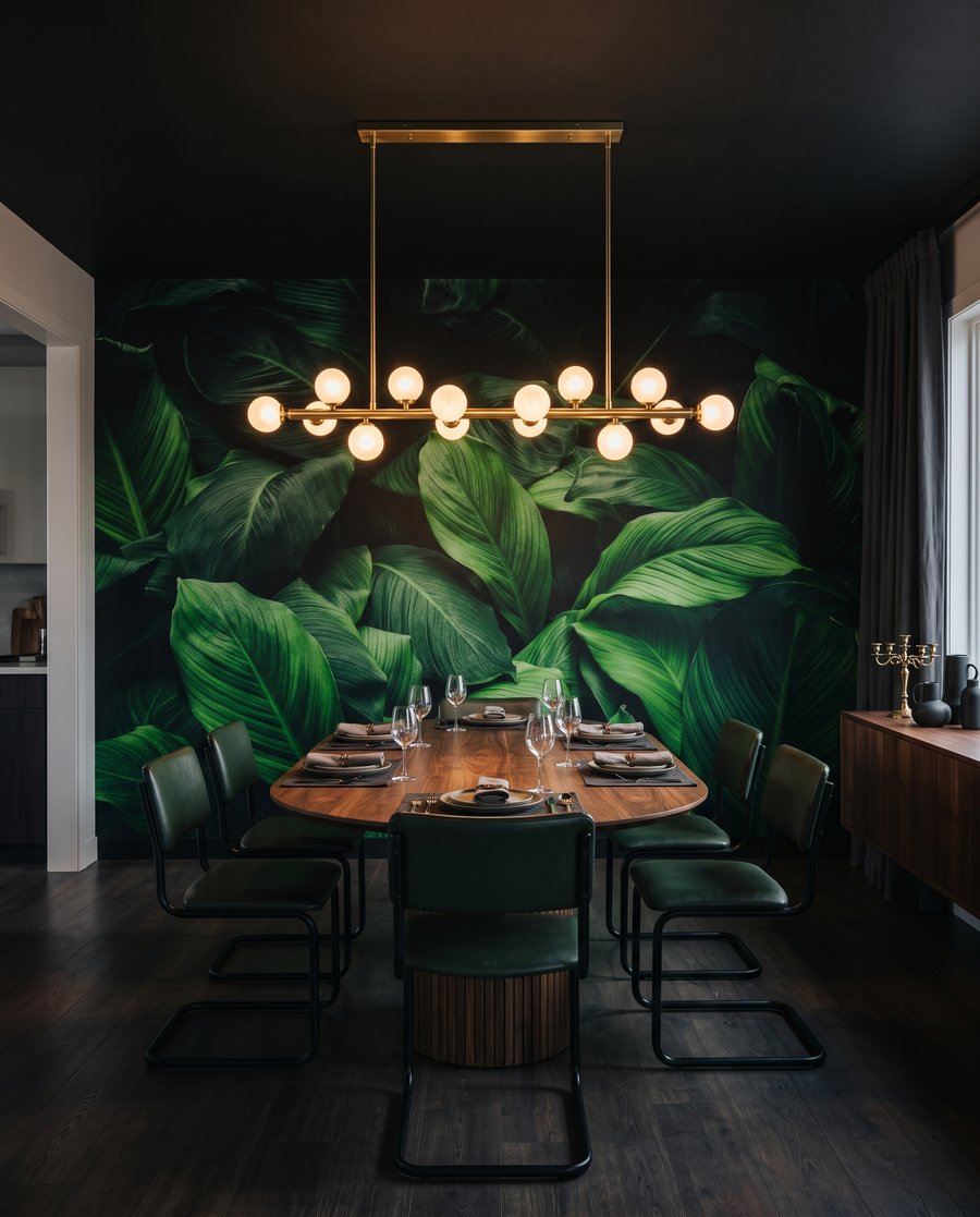 Deep Leaf Garden in an interior