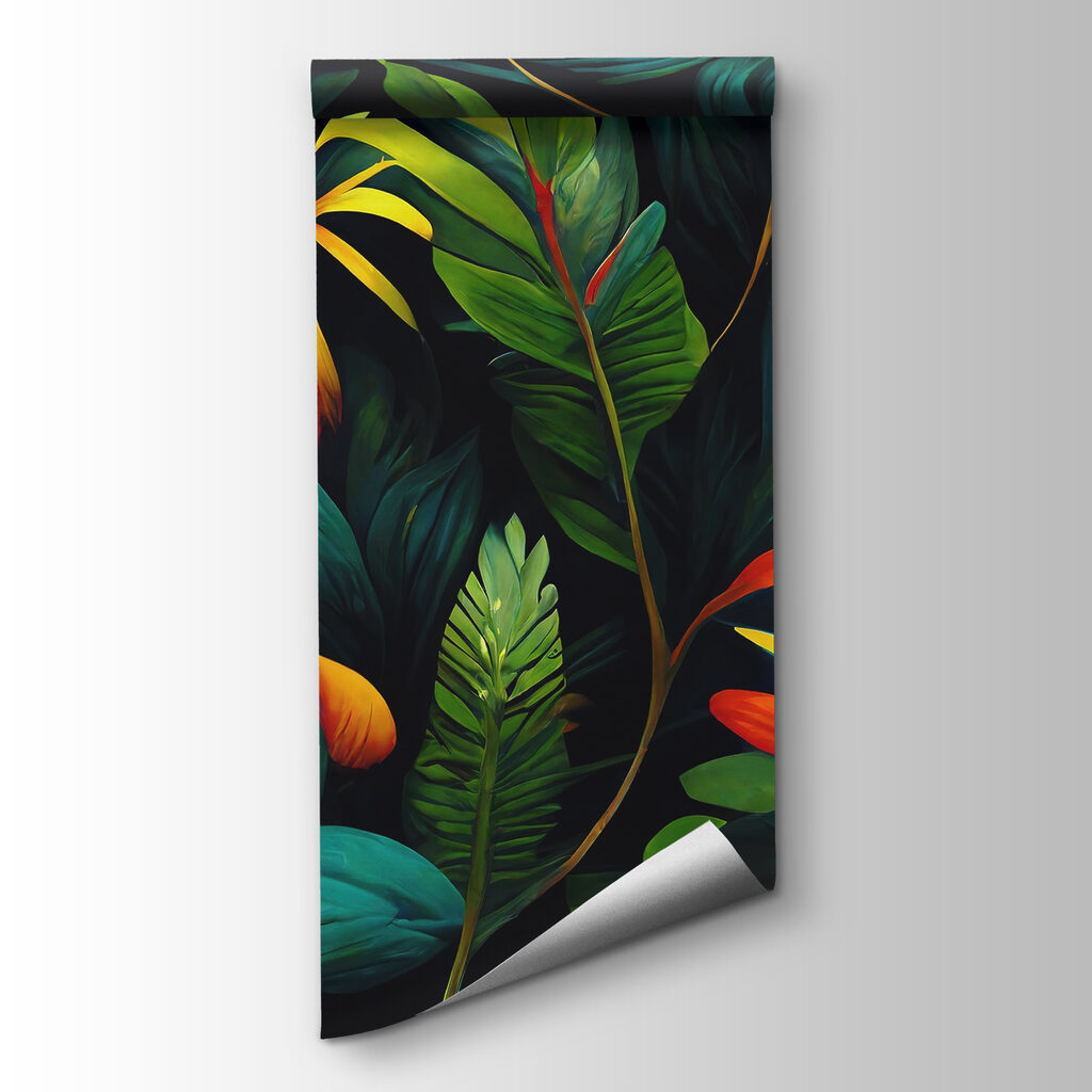 Warm flowers on green — product view