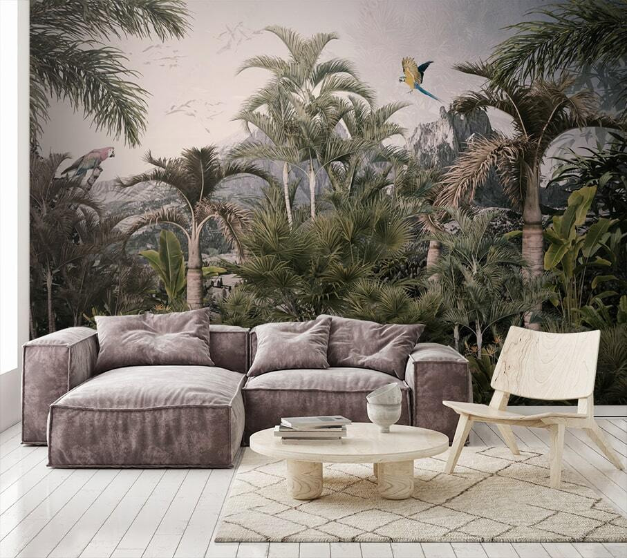Tropical Bird Haven in an interior