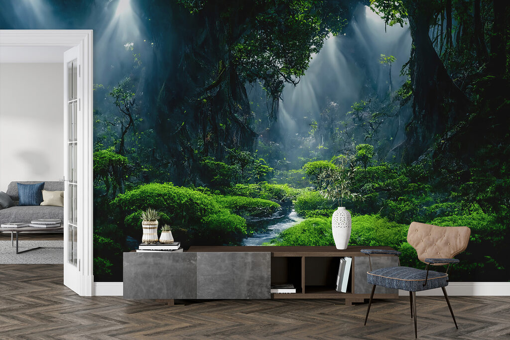 Light through jungle gloom — interior 5