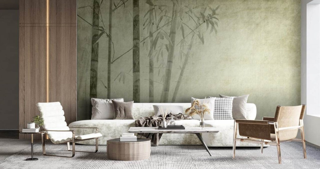 Bamboo in sand tones — interior 3