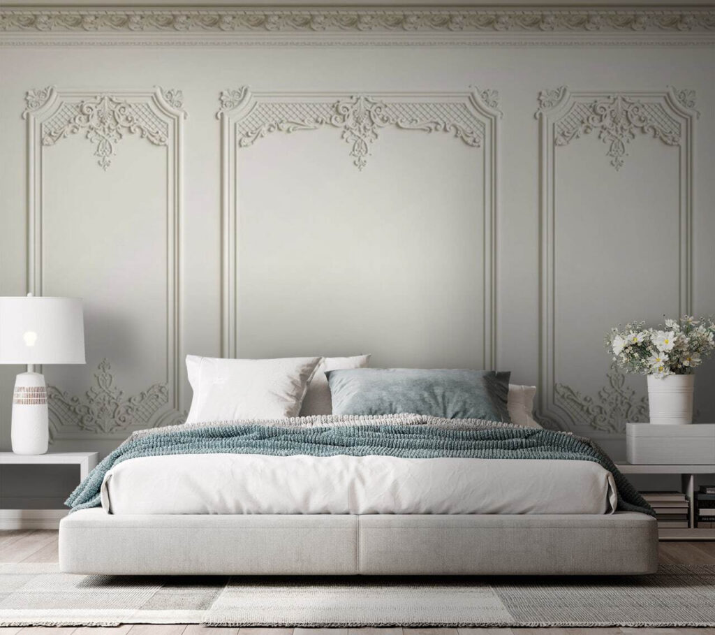 Cream panels with mouldings — interior 2