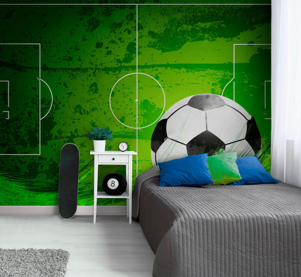 Football on a pitch — interior 2