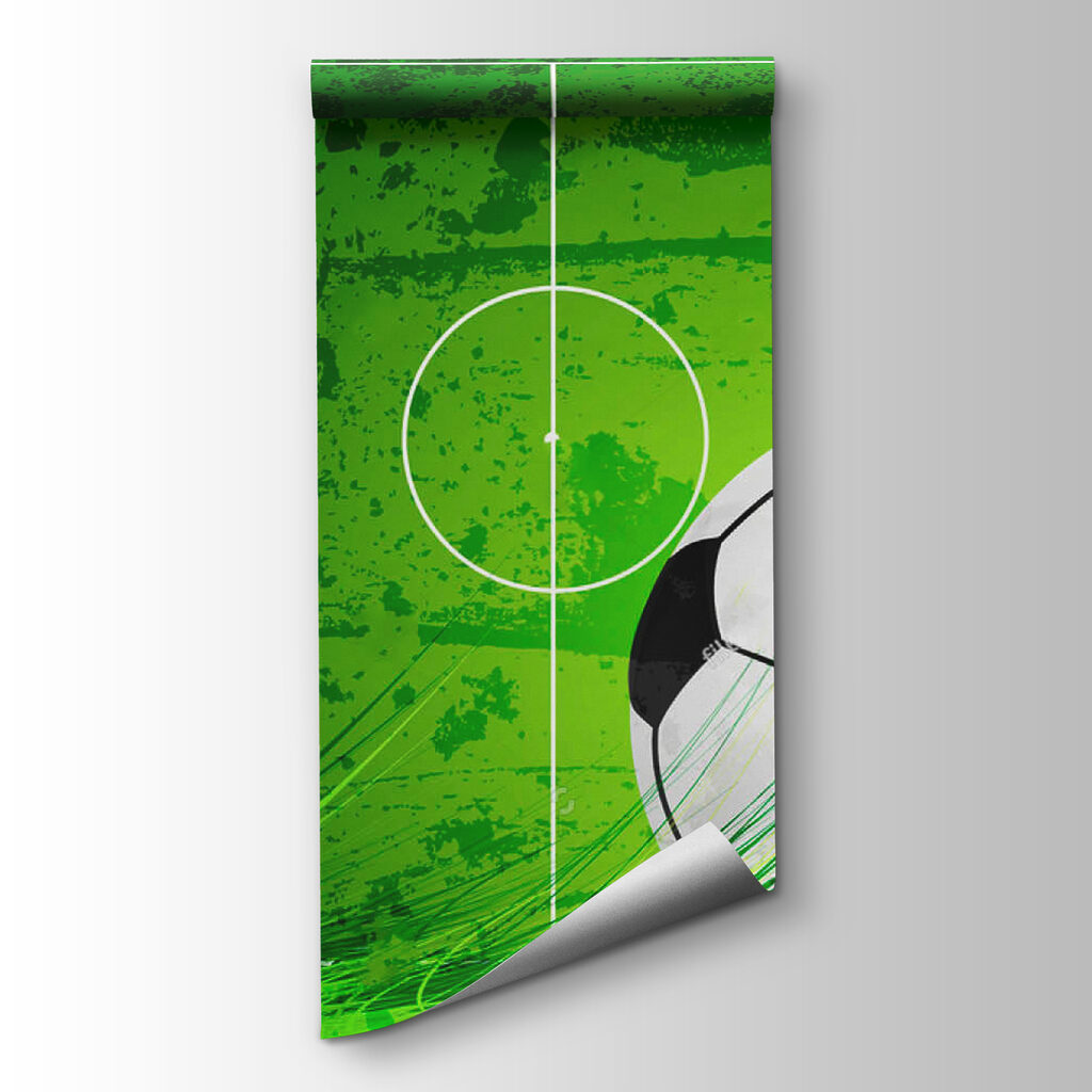Football on a pitch — product view